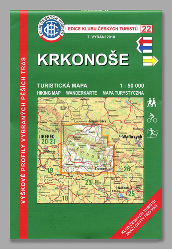 powikszy obrazek: Krkonoe - turistick mapa * Karkonosze